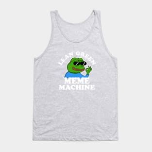 Lean Green Meme Machine Tank Top